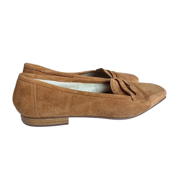Porta Rossa Italian Brown Suede Loafers Size 37/ US 6.5 - Picture 5 of 10